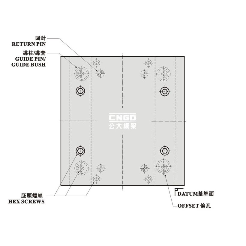 大水口系统模架